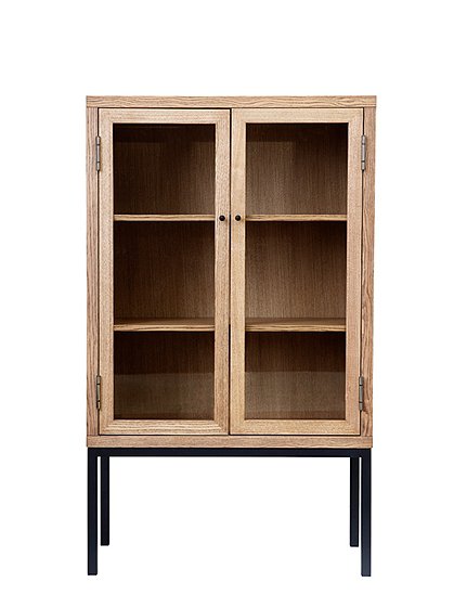 LV00765 Schrank Glastüren, Einlegeböden 1