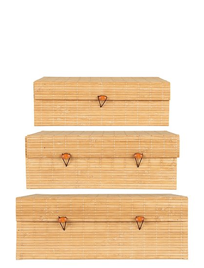 Bambusschachteln Natur von Ib Laursen &#9733; Kundenbewertung "Sehr gut" &#9733; 10&euro; Rabatt für Neukunden &#9733; Schnell verschickt &#9733; Günstig bei car-Moebel.de