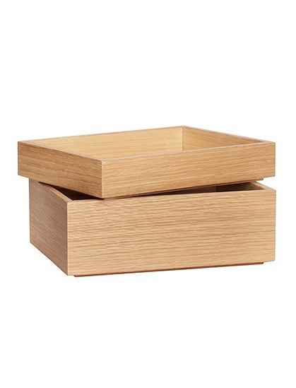 Holzbox aus Eiche von HÜBSCH Interior &#9733; Kundenbewertung "Sehr gut" &#9733; 10&euro; Rabatt für Neukunden &#9733; Schnell verschickt &#9733; Günstig bei car-Moebel.de