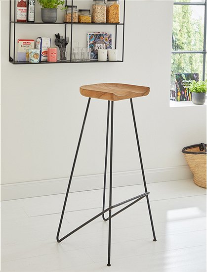 Barhocker aus Metall/Holz &#9733; Kundenbewertung "Sehr gut" &#9733; 10&euro; Rabatt für Neukunden &#9733; Schnell verschickt &#9733; Jetzt günstig kaufen bei car-Moebel.de