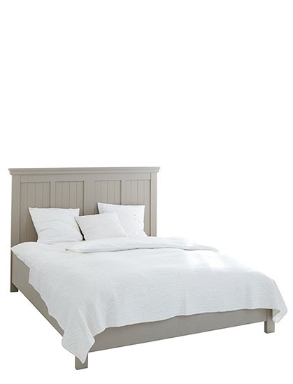 LV00851 Landhausbett, gerade 160 taupe 1
