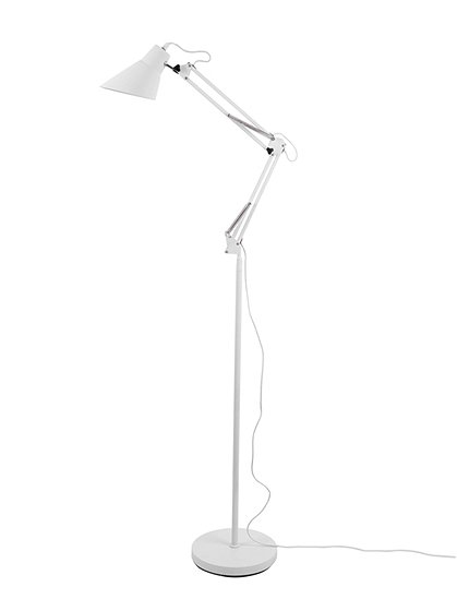 LV00856 Stehlampe 165x28x52, Metall,weiß 1
