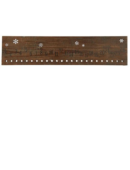 Adventskalender Holzschild von Ib Laursen &#9733; Kundenbewertung "Sehr gut" &#9733; 10&euro; Rabatt für Neukunden &#9733; Schnell verschickt &#9733; bei car-Moebel.de