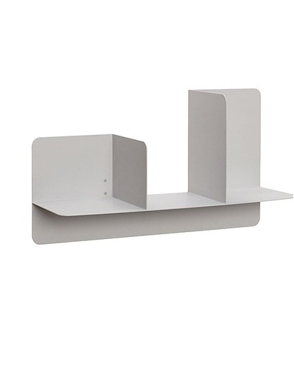 Wandregal in grau von HÜBSCH Interior &#9733; Kundenbewertung "Sehr gut" &#9733; 10&euro; Rabatt für Neukunden &#9733; Jetzt günstig kaufen bei car-Moebel.de