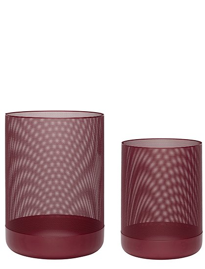 2er Set Metallkörbe von HÜBSCH Interior &#9733; Kundenbewertung "Sehr gut" &#9733; 10&euro; Rabatt für Neukunden &#9733; Schnell verschickt &#9733; Günstig bei car-Moebel.de