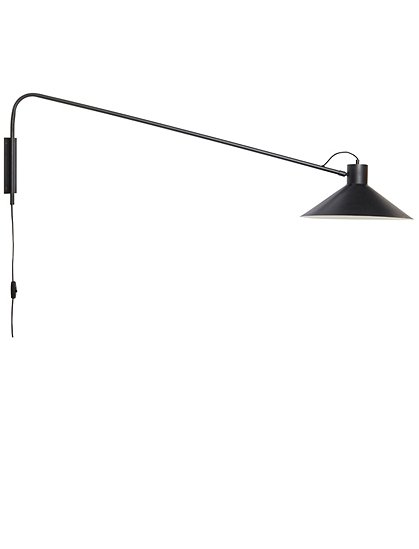 Wandlampe in schwarz von HÜBSCH Interior &#9733; Kundenbewertung "Sehr gut" &#9733; 10&euro; Rabatt für Neukunden &#9733; Schnell verschickt &#9733; Günstig bei car-Moebel.de