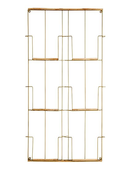 Zeitschriftenhalter in gold von Madam Stoltz &#9733; Kundenbewertung "Sehr gut" &#9733; 10&euro; Rabatt für Neukunden &#9733; Jetzt günstig kaufen bei car-Moebel.de