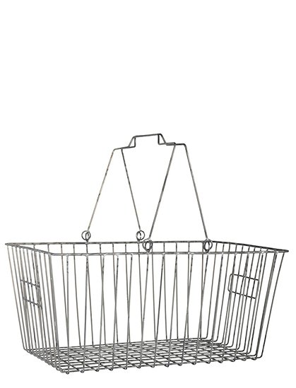 Einkaufskorb aus  Metall von Ib Laursen &#9733; Kundenbewertung "Sehr gut" &#9733; 10&euro; Rabatt für Neukunden &#9733; Schnell verschickt &#9733; Kaufen bei car-Moebel.de