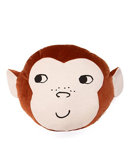 Kissen Affe von Nobodinoz &#9733; Kundenbewertung "Sehr gut" &#9733; 10&euro; Rabatt für Neukunden &#9733; Schnell verschickt &#9733; Jetzt günstig kaufen bei car-Moebel.de