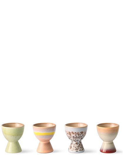 Eierbecher 70's von HKliving &#9733; Kundenbewertung "Sehr gut" &#9733; 10&euro; Rabatt für Neukunden &#9733; Schnell verschickt &#9733; Günstig bei car-Moebel.de