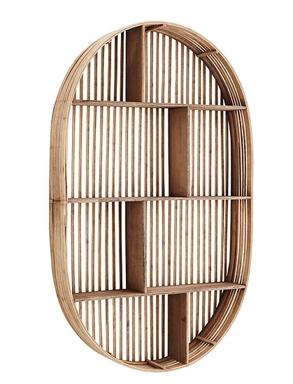Wandregal oval von Madam Stoltz &#9733; Kundenbewertung "Sehr gut" &#9733; 10&euro; Neukundenrabatt &#9733; Schnell verschickt &#9733; Günstig bei car-Moebel.de