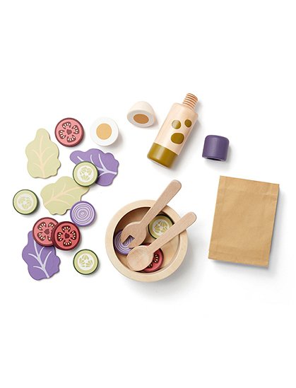 Salat Set aus Holz für Kinder &#9733; Kundenbewertung "Sehr gut" &#9733; 10&euro; Rabatt für Neukunden &#9733; Schnell verschickt &#9733; Jetzt günstig kaufen bei car-Moebel.de