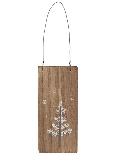 Holzschild weißer Tannenbaum von Ib Laursen &#9733; Kundenbewertung "Sehr gut" &#9733; 10&euro; Rabatt für Neukunden &#9733; Schnell verschickt &#9733; Günstig bei car-Moebel.de