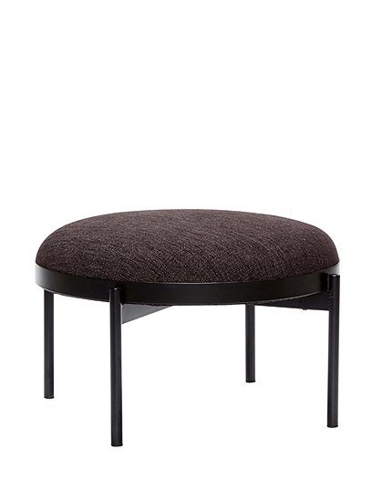 Polsterhocker, schwarz Nr:1295 1
