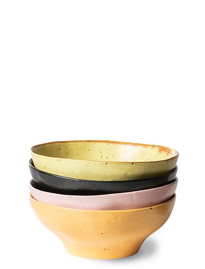 4er Set Small Bowls bold & basic von HKliving &#9733; Kundenbewertung "Sehr gut" &#9733; 10&euro; Rabatt für Neukunden &#9733; Schnell verschickt &#9733; Günstig bei car-Moebel.de