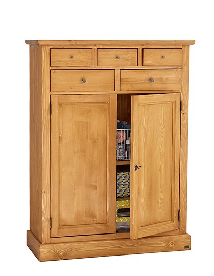 Kommode 5 Schüb.2Türen,wax: LV01341 1