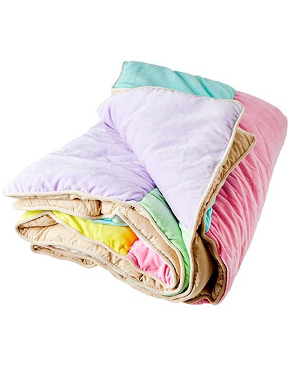 Samt Quilt, bunt gestreift von rice &#9733; Kundenbewertung "Sehr gut" &#9733; 10&euro; Rabatt für Neukunden &#9733; Jetzt günstig kaufen bei car-Moebel.de