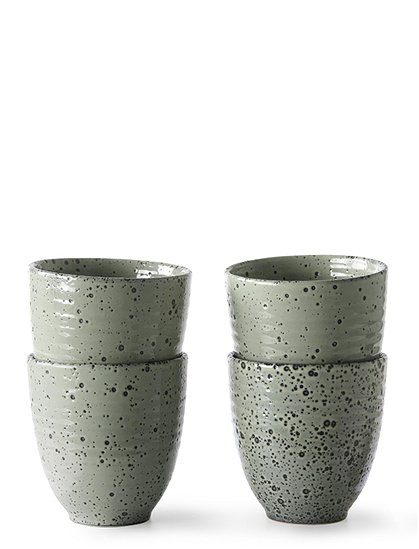 4er Set Becher Gradient Ceramics von HKliving &#9733; Kundenbewertung "Sehr gut" &#9733; 10&euro; Rabatt für Neukunden &#9733; Schnell verschickt &#9733; Jetzt bei car-Moebel.de