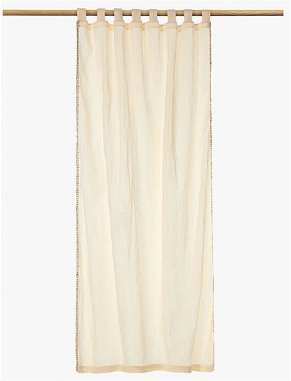 Vorhang in beige aus Baumwolle &#9733; Kundenbewertung "Sehr gut" &#9733; 10&euro; Rabatt für Neukunden &#9733; Schnell verschickt &#9733; Günstig bei car-Moebel.de