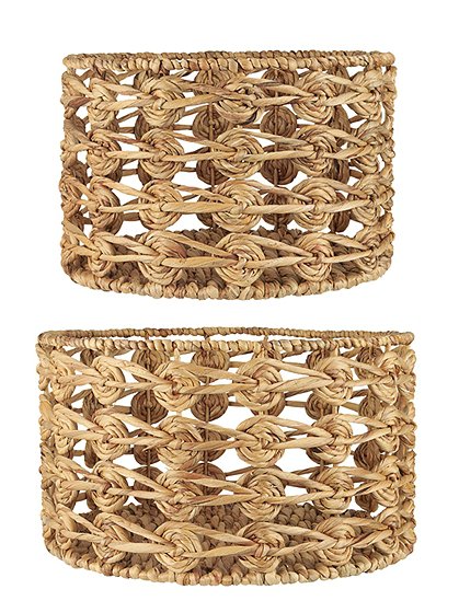 2er Set Körbe aus Wasserhyazinthe Ib Laursen &#9733; Kundenbewertung "Sehr gut" &#9733; 10&euro; Rabatt für Neukunden &#9733; Schnell verschickt &#9733; Günstig bei car-Moebel.de
