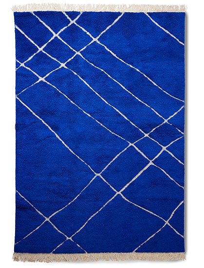 Wollteppich Kobalt von HKliving &#9733; Kundenbewertung "Sehr gut" &#9733; 10&euro; Rabatt für Neukunden &#9733; Schnell verschickt &#9733; Jetzt kaufen bei car-Moebel.de