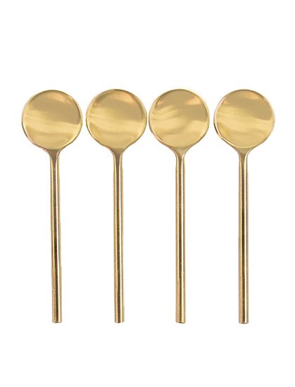 4er Set Löffel in gold beHome &#9733; Kundenbewertung "Sehr gut" &#9733; 10&euro; Rabatt für Neukunden &#9733; Schnell verschickt &#9733; Jetzt günstig kaufen bei car-Moebel.de