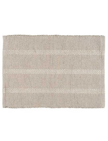 Tischset 35x45 cm, grau gestreift v. Ib Laursen &#9733; Kundenbewertung "Sehr gut" &#9733; 10&euro; Rabatt für Neukunden &#9733; Schnell verschickt &#9733; Günstig bei car-Moebel.de
