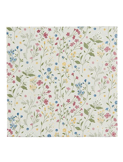 Papierservietten Blütenflor, 50 St. v. Ib Laursen &#9733; Kundenbewertung "Sehr gut" &#9733; 10&euro; Rabatt für Neukunden &#9733; Schnell verschickt &#9733; Günstig bei car-Moebel.de