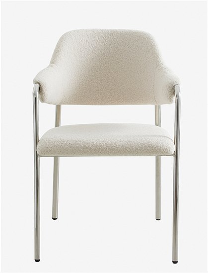 Stuhl Albert, Metall/Teddy von Nordal &#9733; Kundenbewertung "Sehr gut" &#9733; 10&euro; Rabatt für Neukunden &#9733; Schnell verschickt &#9733; Jetzt kaufen bei car-Moebel.de