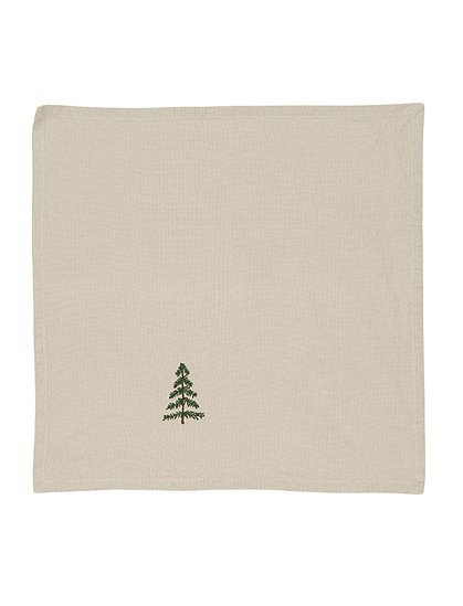 bestickte Stoffserviette, Tanne von Ib Laursen &#9733; Kundenbewertung "Sehr gut" &#9733; 10&euro; Rabatt für Neukunden &#9733; Schnell verschickt &#9733; Günstig bei car-Moebel.de
