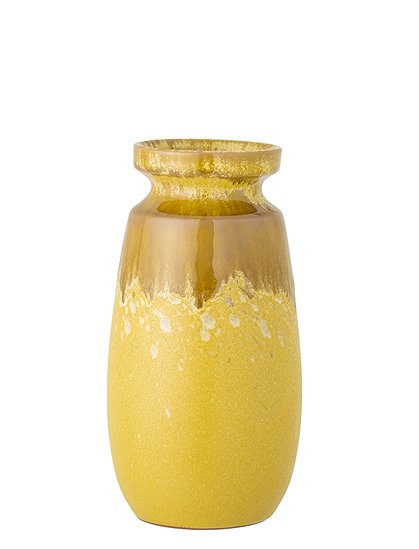 gelbe Vase, Steingut v. Bloomingville &#9733; Kundenbewertung "Sehr gut" &#9733; 10&euro; Rabatt für Neukunden &#9733; Schnell verschickt &#9733; Jetzt kaufen bei car-Moebel.de