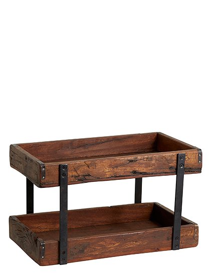 Etagere Boldo aus recyceltem Holz von Nordal &#9733; Kundenbewertung "Sehr gut" &#9733; 10&euro; Rabatt für Neukunden &#9733; Schnell verschickt &#9733; Günstig bei car-Moebel.de