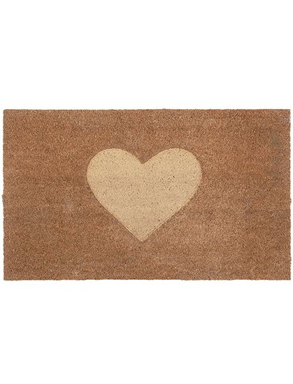 Türmatte mit Herz, 40x60 cm von Ib Laursen &#9733; Kundenbewertung "Sehr gut" &#9733; 10&euro; Rabatt für Neukunden &#9733; Schnell verschickt &#9733; Günstig bei car-Moebel.de