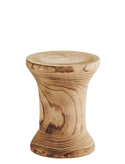 Hocker Paulownia Holz von Madam Stoltz &#9733; Kundenbewertung "Sehr gut" &#9733; 10&euro; Rabatt für Neukunden &#9733; Schnell verschickt &#9733; Günstig bei car-Moebel.de