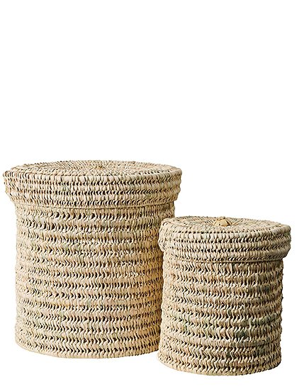 2er Set Korb Palmenblätter von TineKHome &#9733; Kundenbewertung "Sehr gut" &#9733; 10&euro; Neukundenrabatt &#9733; Schnell verschickt &#9733; kaufen bei car-Moebel.de