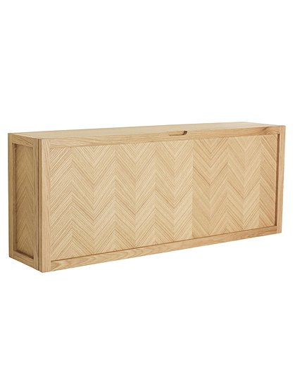 LV02024 Schuhschrank Hübsch, Eiche/Fischgrät 1