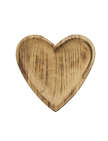 Herztablett Holz von Madam Stoltz &#9733; Kundenbewertung "Sehr gut" &#9733; 12&percnt; Rabatt für Neukunden &#9733; Jetzt günstig kaufen bei car-Moebel.de