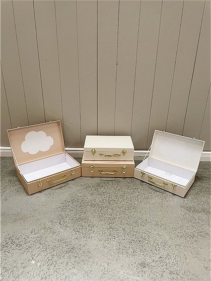 LV02041 4er Set Retro Koffer, Pappe 1