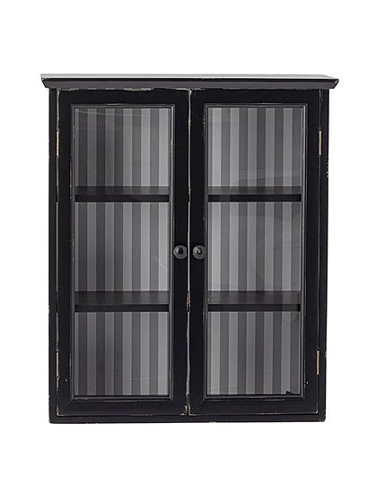 Hazem Kabinett schwarz aus Kiefernolz von Bloomingville &#9733; Kundenbewertung "Sehr gut"  &#9733; 12&percnt; Neukundenrabatt &#9733; Schnell verschickt &#9733; Bloomingville "Neu" entdecken!