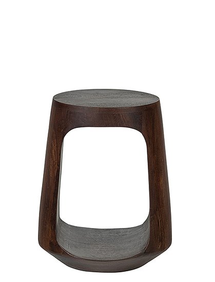 Beistelltisch Bayo, Ø33 Mangoholz von woood &#9733; Kundenbewertung "Sehr gut" &#9733; 12&percnt; Rabatt für Neukunden &#9733; Schnell verschickt &#9733; bei car-Moebel.de