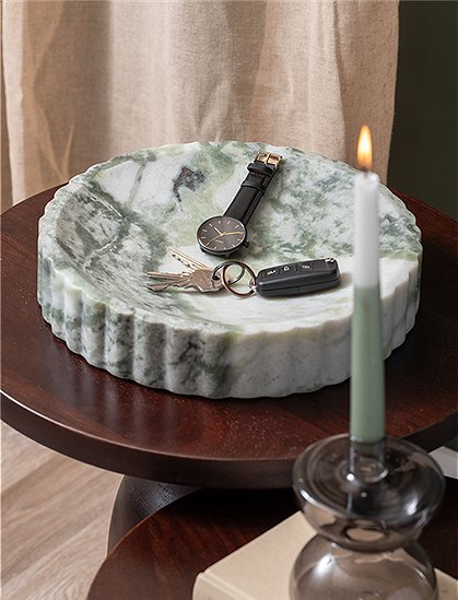 Marmor Tray 5xØ30 cm von present time &#9733; Kundenbewertung "Sehr gut" &#9733; 12&percnt; Rabatt für Neukunden &#9733; Schnell verschickt &#9733; Jetzt bei car-Moebel.de
