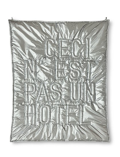 Wandkunst 'Ceci n'est pas un hôtel' von HKliving &#9733; Kundenbewertung "Sehr gut" &#9733; 12&percnt; Rabatt für Neukunden &#9733; Schnell verschickt &#9733; bei car-Moebel.de