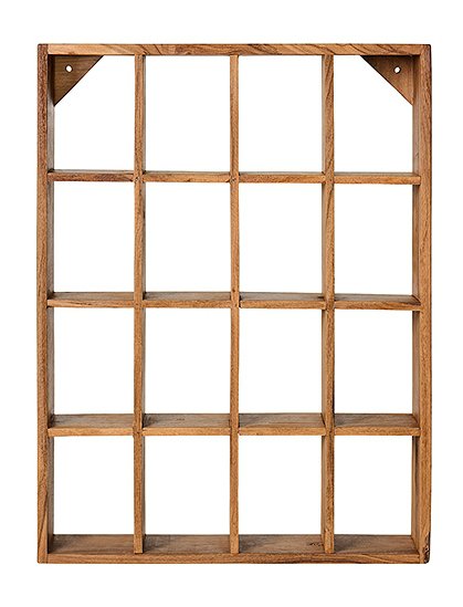 Wandregal Unika, 16 Fächer, 61x12x46 cm von Ib Laursen &#9733; Kundenbewertung "Sehr gut" &#9733; 12&percnt; Rabatt für Neukunden &#9733; Jetzt günstig kaufen bei car-Moebel.de