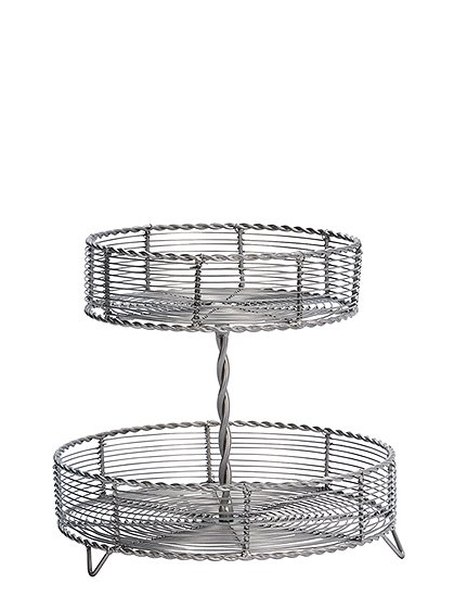Metalldraht Etagere von Madam Stoltz ★ Kundenbewertung "Sehr gut" ★ 12&percnt; Neukundenrabatt ★ Schnell verschickt ★ Günstig bei car-Moebel.de