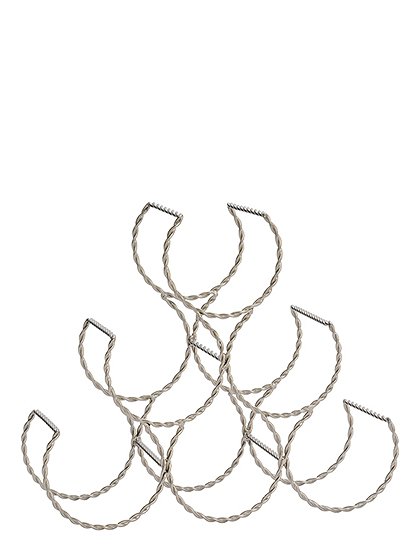 Metall-Flaschenhalter von Madam Stoltz ★ Kundenbewertung "Sehr gut" ★ 12&percnt; Neukundenrabatt ★ Schnell verschickt ★ Günstig bei car-Moebel.de