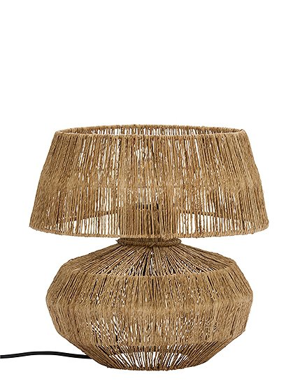 Jute Tischleuchte von Madam Stoltz ★ Kundenbewertung "Sehr gut" ★ 12&percnt; Neukundenrabatt ★ Schnell verschickt ★ Günstig bei car-Moebel.de