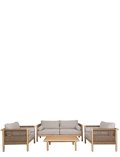 4-teiliges Lounge Set Oasis von Dutchbone ★ Kundenbewertung "Sehr gut" ★ 12&percnt; Rabatt für Neukunden ★ Schnell verschickt ★ Jetzt bei car-Moebel.de