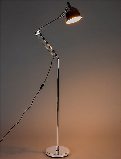 LV02087 Stehleuchte Reader, chrom 1