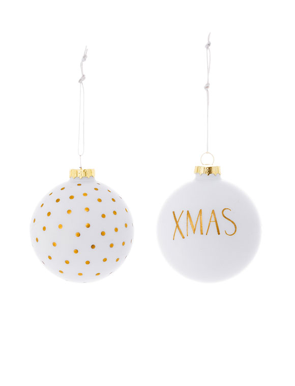 Weihnachtskugeln XMAS von Bloomingville car möbel