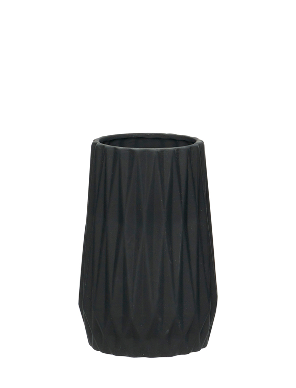 Keramikvase, schwarz von HÜBSCH Interior &#9733; Kundenbewertung "Sehr gut" &#9733; 10&euro; Neukundenrabatt &#9733; Schnell verschickt &#9733; Jetzt kaufen bei car-Moebel.de